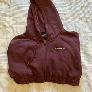 Alphalete - Cropped Zip-Up